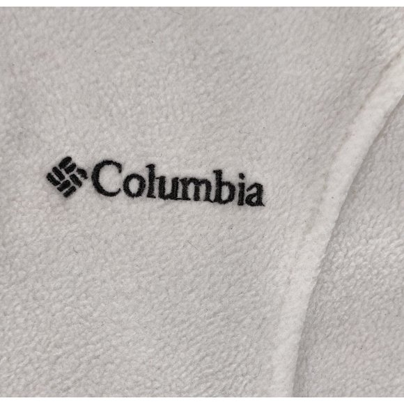 Womens Columbia Zipped Pocket Fleece Vest size L,‎ Ivory - Picture 5 of 8